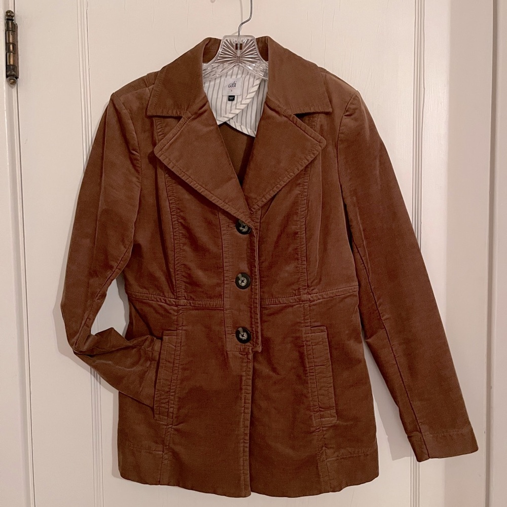 Cabi women’s brown corduroy jacket